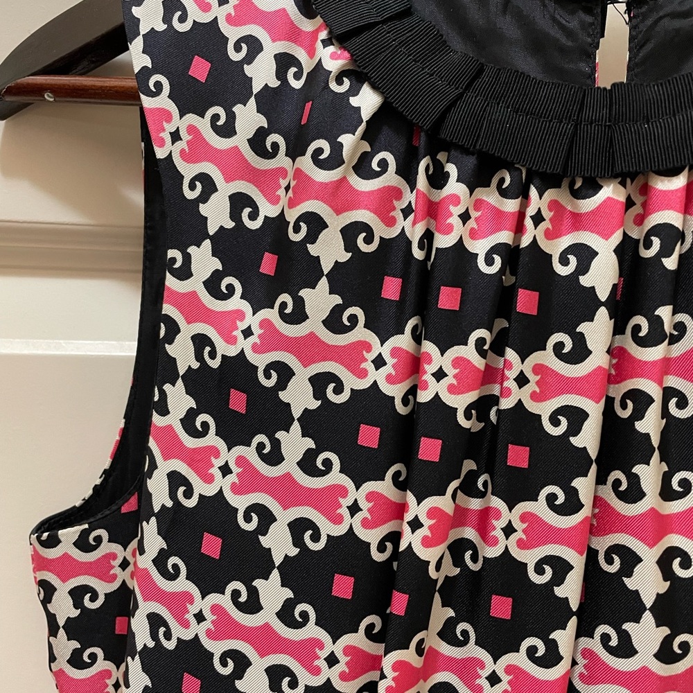 MILLY size 2 Dress 100% SILK - Picture 3 of 9